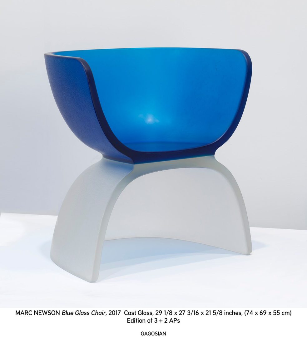 interview with marc newson at his solo gagosian show in new york